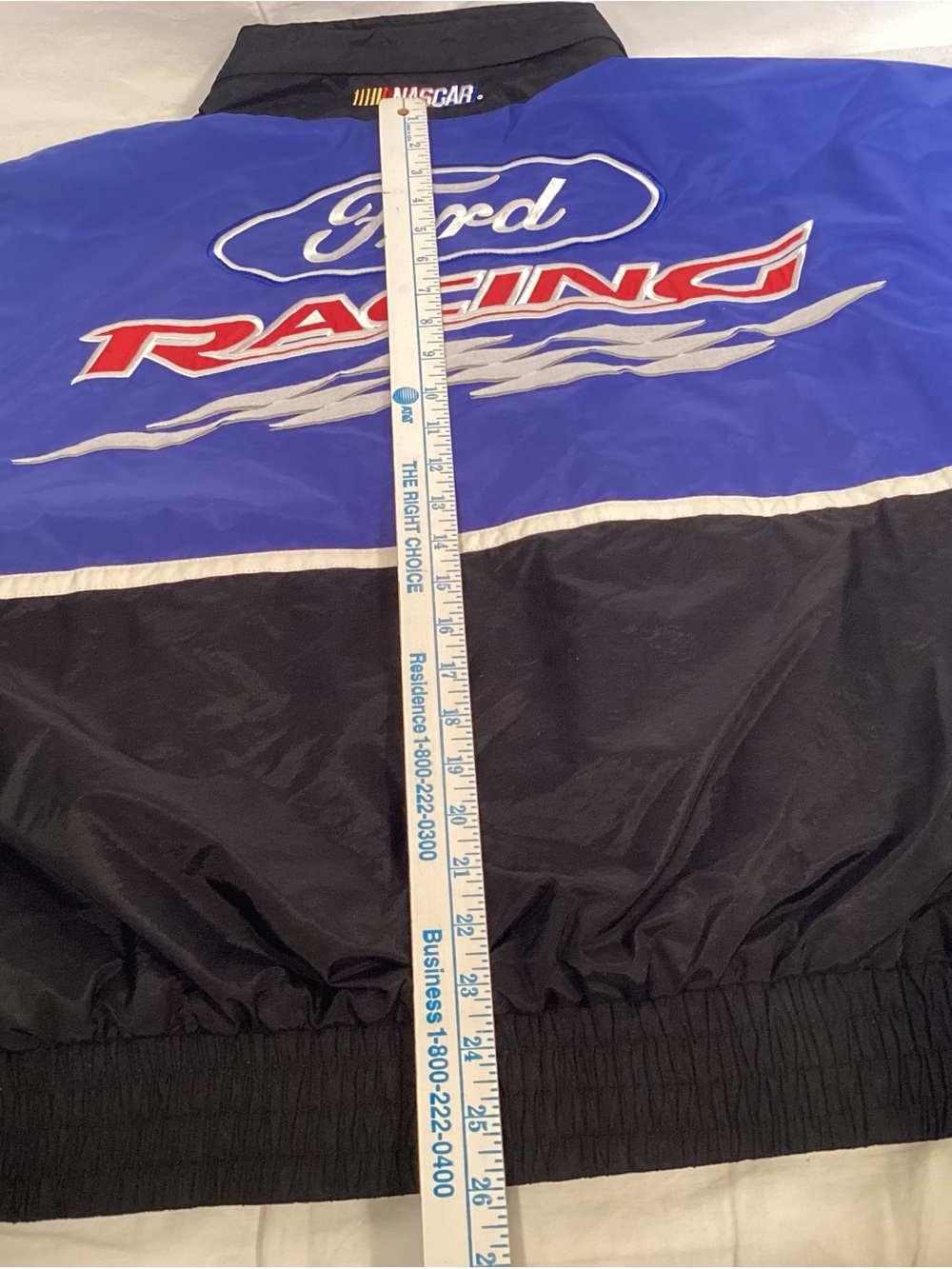 Racing Champions Ford Racing NASCAR  Blue and Black Bomber Jacket Size XL - Picture 13 of 14